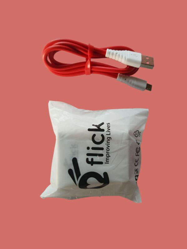 Flick Ultra Charge CH-331 – 30W Fast Travel Charger (With USB Cable)  📌 Description:
